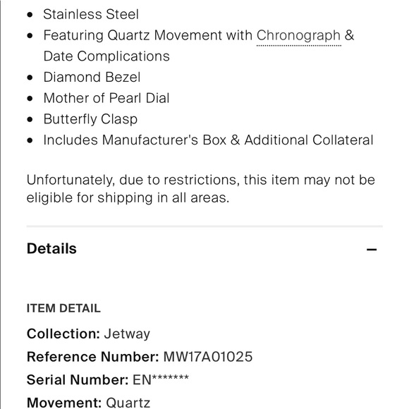 Michele Jetway Diamond Bracelet Watch - Picture 10 of 13